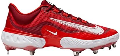 Amazon | Nike メンズ Alpha Huarache Elite 4, レッド, 26.0 cm